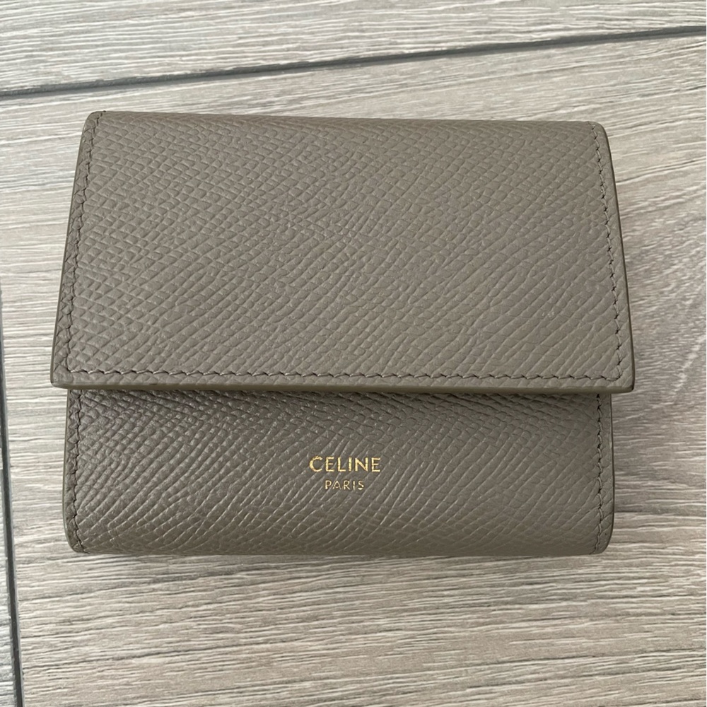 Authentic Celine Taupe Wallet